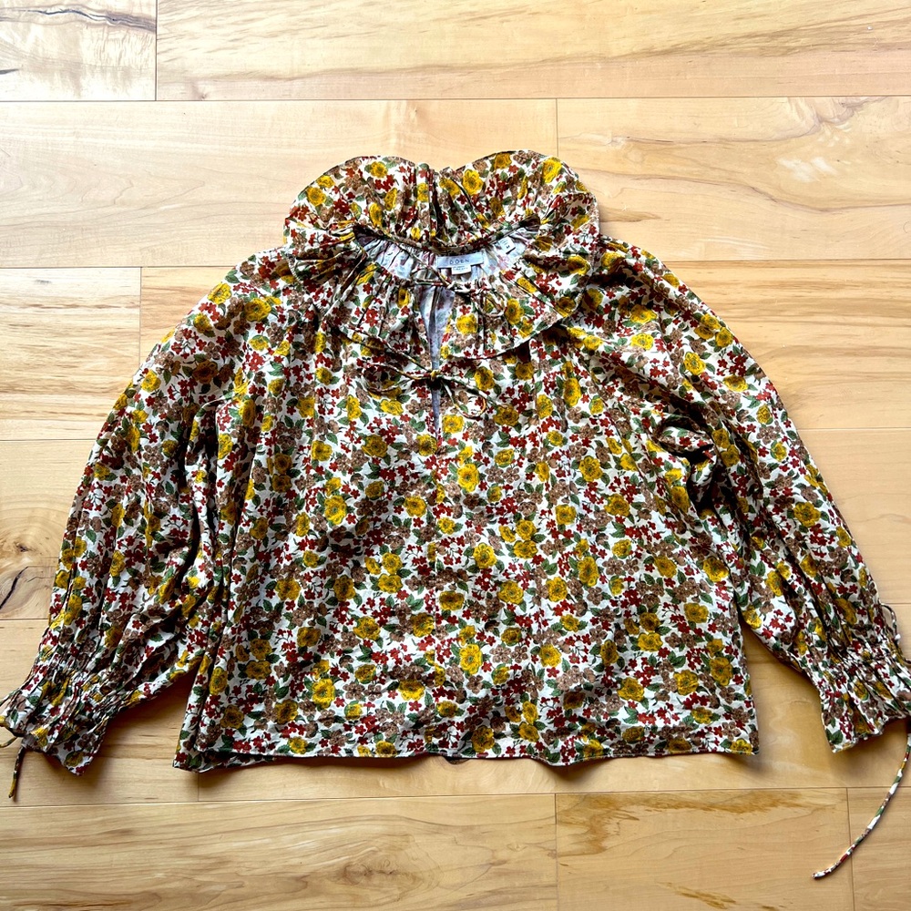 DOEN ANSEL TOP -- JENNIFER SPRING FLORAL